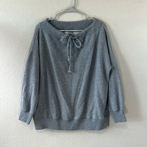 Aerie Oversized Slouchy Gray Sweater Size SP